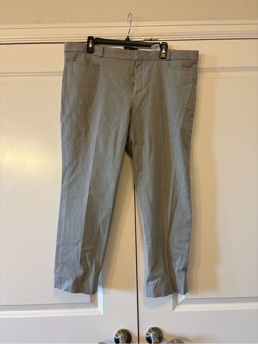 Banana Republic Dress Pants in Light Gray